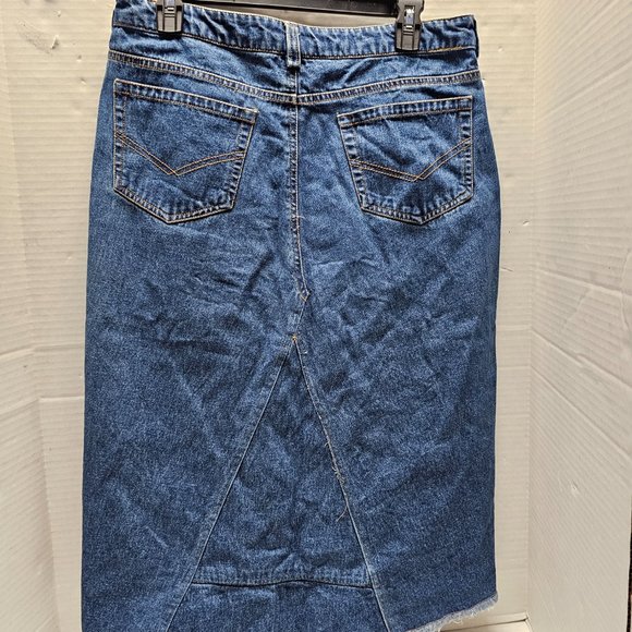 Gordon James Floral Flower Embroidered Jean Skirt 11\12 Teen Young - Picture 7 of 15